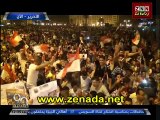 المصريين فى ميدان التحرير تحتفل بافتتاح ‫‏قناه السويس الجديده‬
