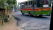 BUS DRIFTING !!! private bus overspeeding in Kerala India