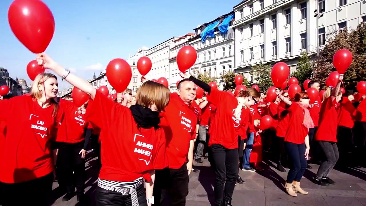 Havel Forever, Wenceslas Square, Prague, October 12, 2014
