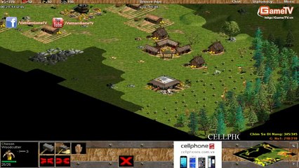 Solo AOEVN vòng 1 16 Chim Sẻ Đi Nắng vs No1 T3