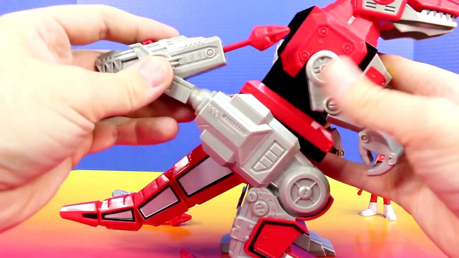 imaginext red ranger t rex zord
