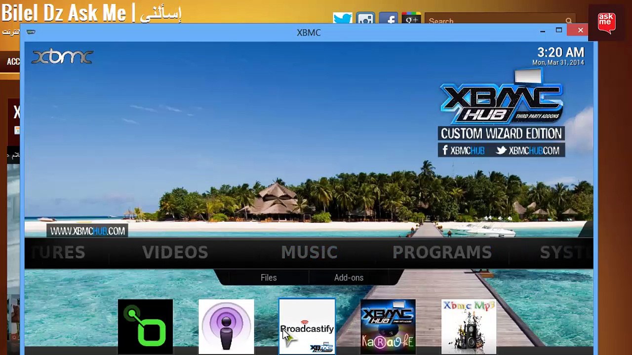 XBMC HUB Wizard-Install-Avril2014