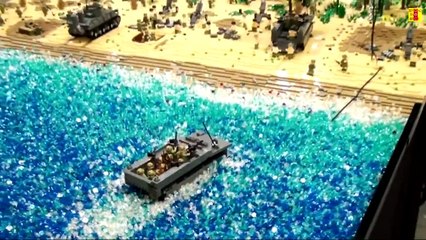 La Seconde Guerre Mondiale reproduite avec plus de 500 000 LEGO