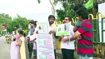 The Sankey Rd protest against BBMP illegally cutting trees