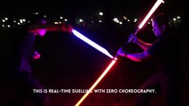 RAW footage, REAL TIME lightsaber dueling - Zero Choreography. The Saber Authority Singapore