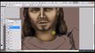 Companion: Skyrim Character Fan Art process video, digital painting
