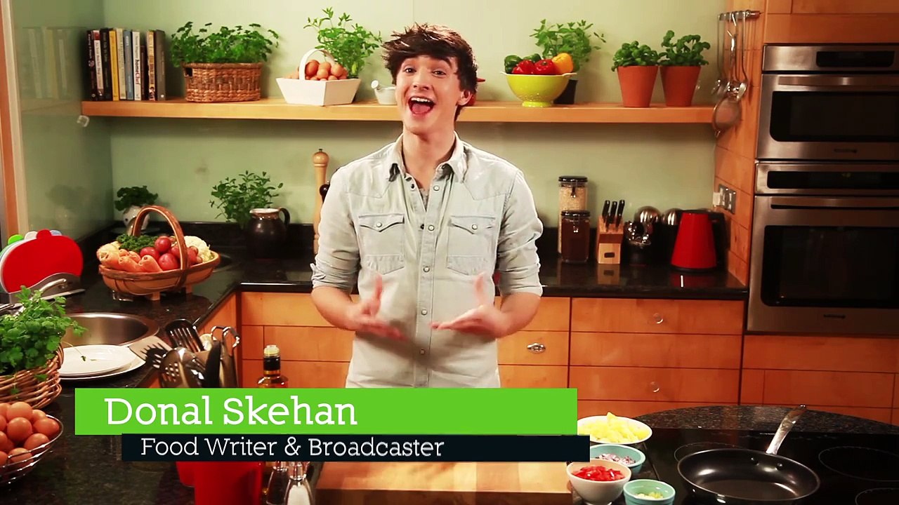 Donal Skehan visits the Bord Bia Quality Kitchen and whips up a 'What's in the fridge' frittata