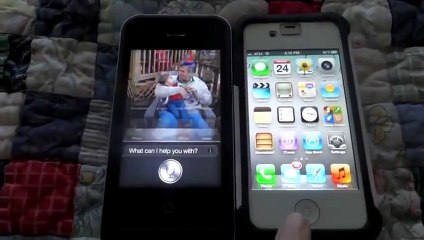 2 điện thoại thông minh Siri nói chuyện với nhau