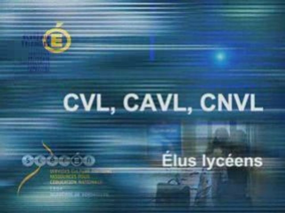 CVL, CAVL, CNVL: Elus lycéens