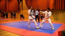 Goju Ryu kumite final - 10-6 kyu - EGKA National Championships, Oct 2011