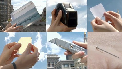 Safely See the Sun – Build a Shoebox Pinhole Camera | Video