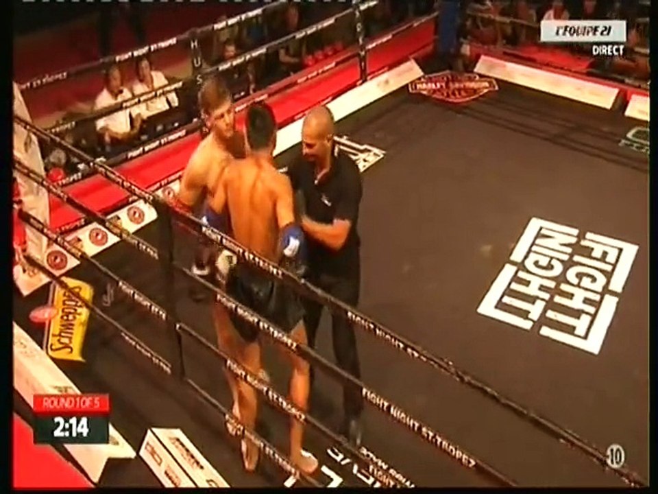 Jimmy VIENOT vs YODWICHAI Por Boonsit (FIGHT NIGHT ST TROPEZ 4.8.2015)