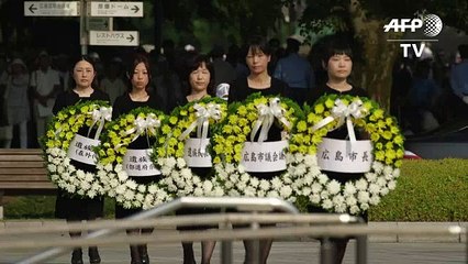 Japón conmemora 70 años de la bomba de Hiroshima