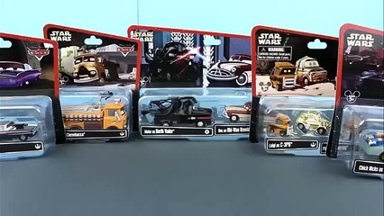 Star Wars Disney Pixar Cars Doc as Obi-Wan, Luigi as C-3PO, Ramone as Han Solo, Filmore Chewbacca