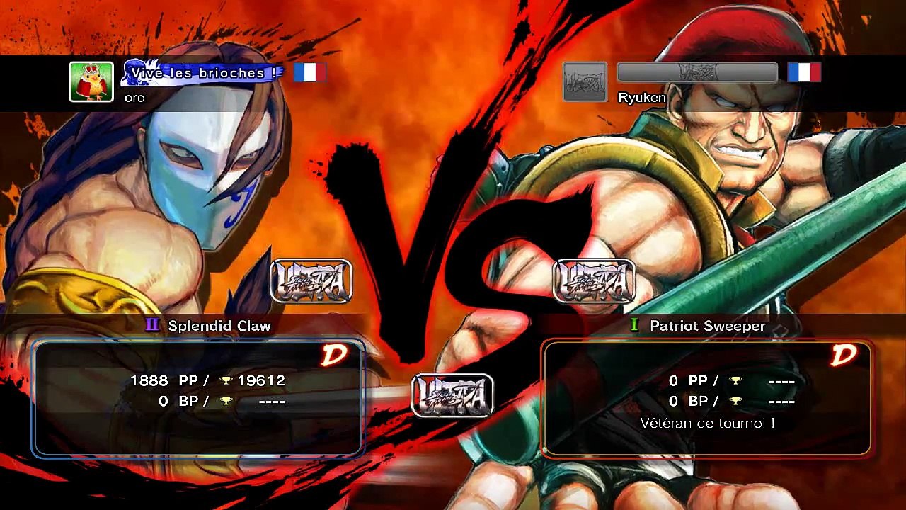 Combat Ultra Street Fighter IV - Vega vs Rolento