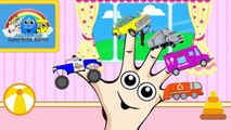 TRUCKS Finger Family   Surprise Eggs Finger Family with Police Monster Truck & more! Nursery Rhyme
