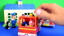 Fireman Sam Episode Peppa Pig Play-doh Postman pat Van Fire Fire Engine Full Story WOW