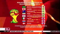 Equipos Clasificados al Mundial de Fútbol de Brasil 2014/Excélsior Informa con Idaly Ferrá