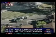 Los Angeles Car Chase - Suspect Tazed At End