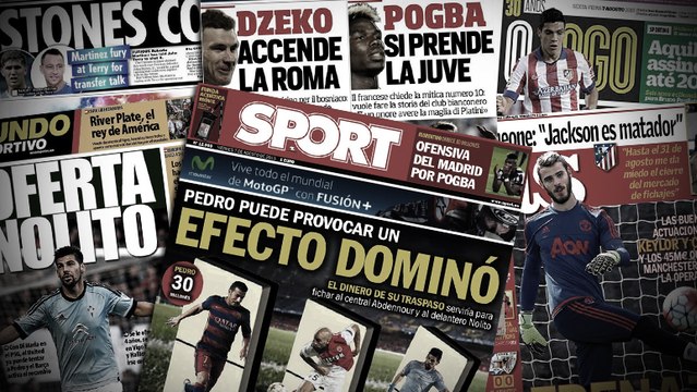 L'assaut désespéré du Real Madrid pour Pogba, Pedro relance le mercato du Barça