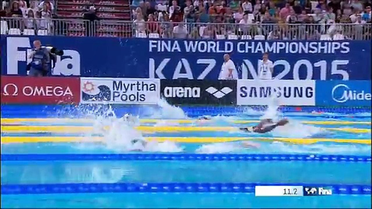 Une nageuse de 10 ans aux championnats du monde de natation (Kazan 2015)