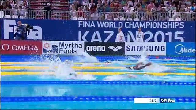 Une nageuse de 10 ans aux championnats du monde de natation (Kazan 2015)