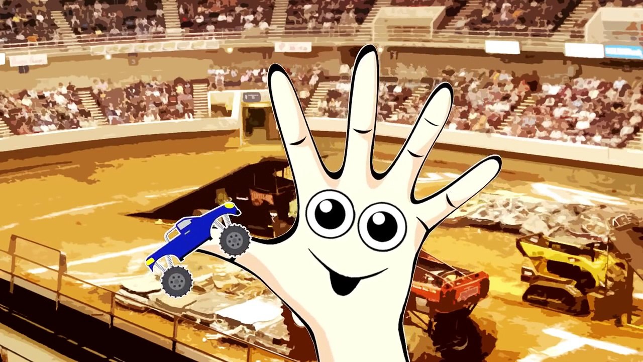 Monster Truck Stunts   Monster Trucks Compilation   Videos For Kids   Animated Surprise Eggs