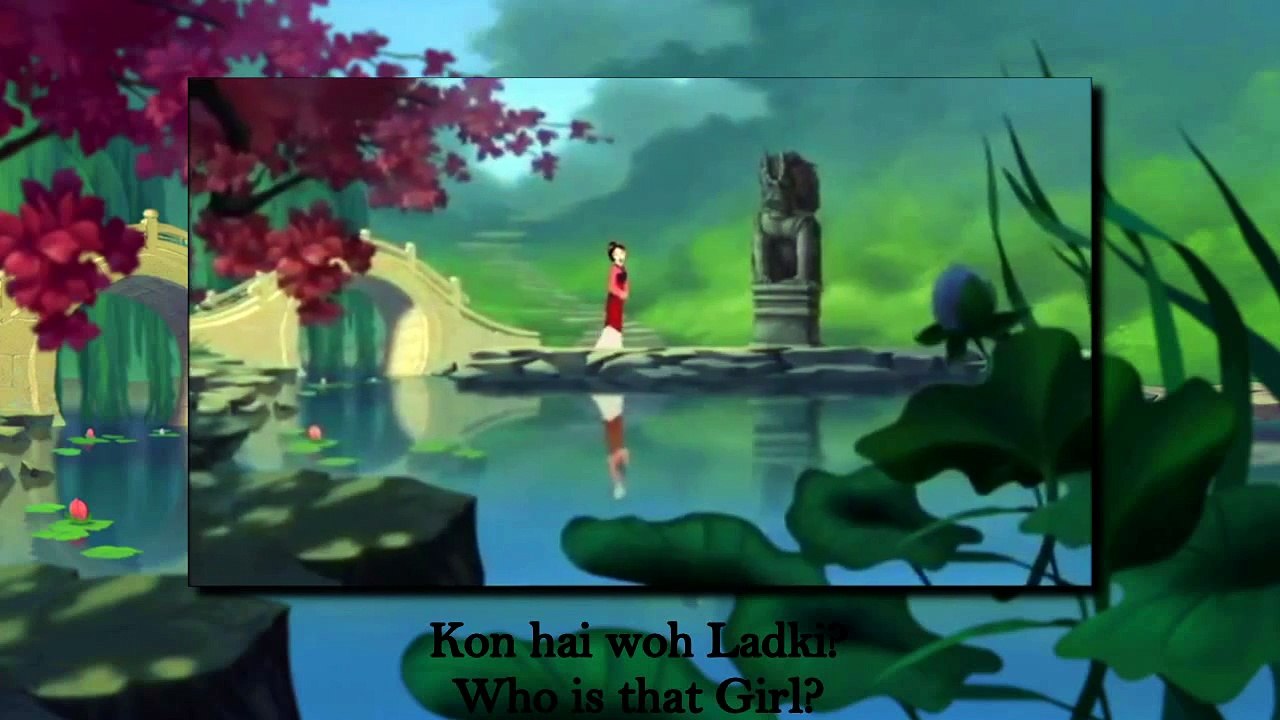 Mulan - Reflection (Hindi Romanized Lyrics & Translations)