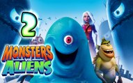 Monsters VS Aliens Walkthrough Part 2 (PS3, X360, Wii, PS2) ~ Missing Link Level 2