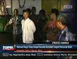 Ratusan Warga Tutup Tempat Karaoke Berkedok Tempat Cuci Mobil