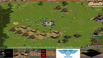 AOE Highlights Game đấu vượt khó trước Skyred của Team Thái Bình