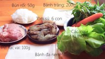 Hướng dẫn làm gỏi cuốn tôm thịt ngon như nhà hàng 5 sao