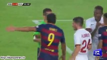 Messi Fight Opponent, Hit Him And Grab Him From His Collar