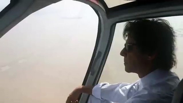 Imran Khan, Jahangir Tareen inspecting the floods in South Punjab