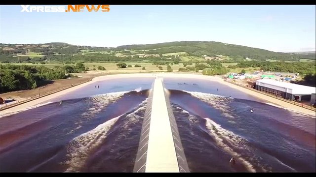 Une machine à vagues artificielles