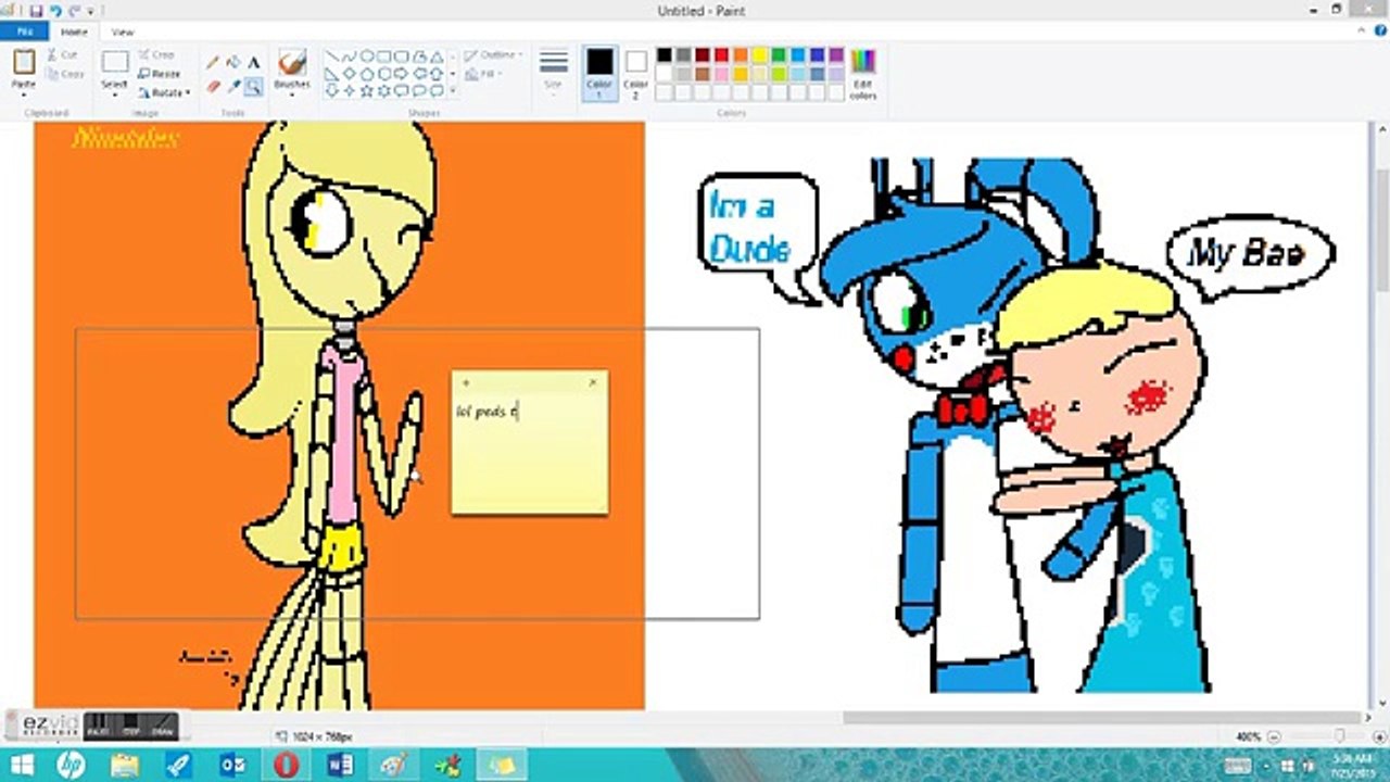 My fnaf oc and POODS! :3