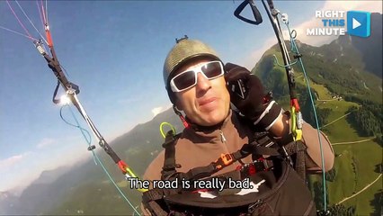 Paraglider Attempts Even More Dangerous Activity; Lying to HIs Wife