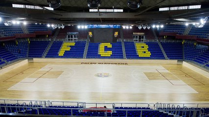 La nueva cara del parquet del Palau Blaugrana para el curso 2015/16