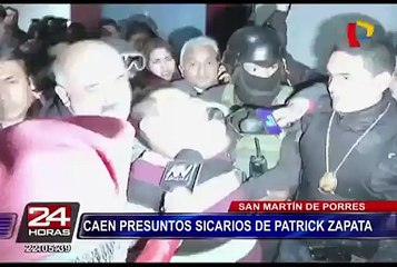 SMP: caen presuntos sicarios de Patrick Zapata