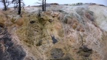 Mammoth Hot Springs, Yellowstone National Park, USA in 4K (Ultra HD)
