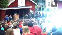 اولین کمپ جوانان حزب کارگر نروژ چهار سال پس از کشتار در اتویا