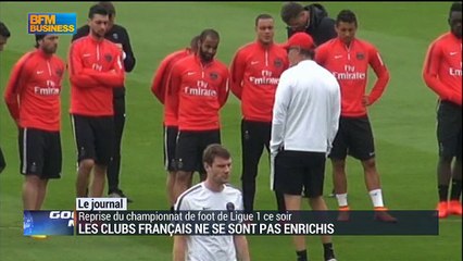 Les clubs français ne se sont pas enrichis