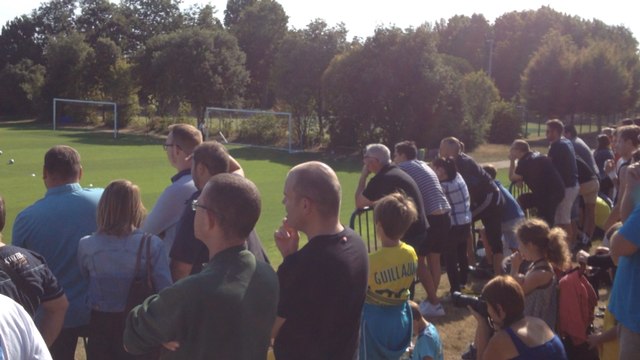 Dernier entraînement du FC Nantes avant la reprise du championnat