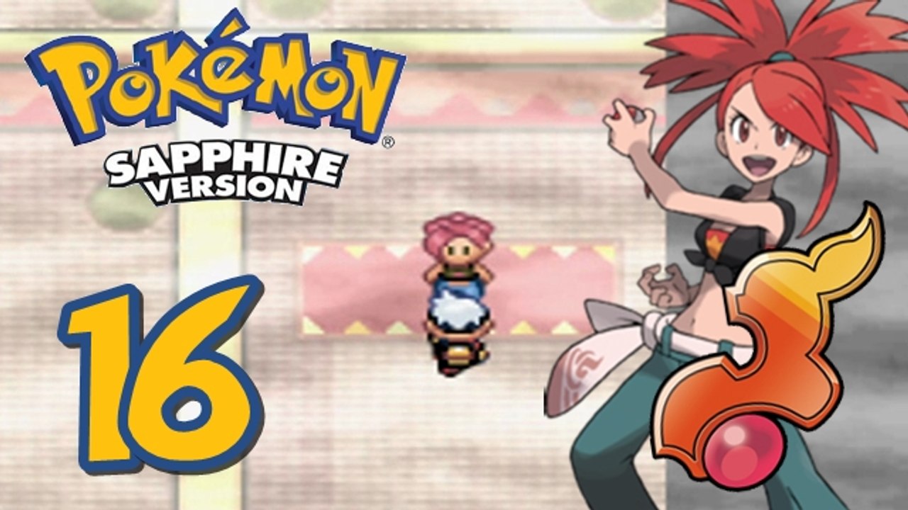 Lets Play - Pokemon Saphier [16] Arenaleiterin Flavia