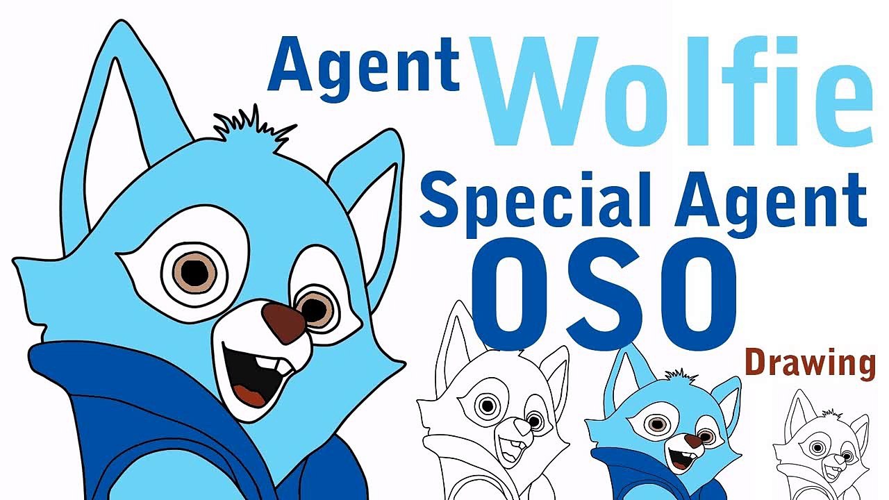 Oso Drawing How to draw Oso from Special Agent Oso