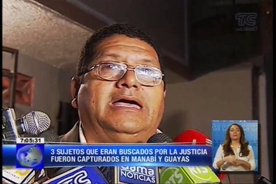 Capturados tres sujetos buscados por la justicia