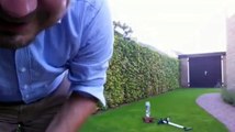What happens if inflate a water bottle