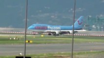 Corsairfly Boeing 747- 400 Landing and Take - Off at Genova Int'l Airport ( GOA - LIMJ )