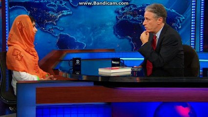The moment when 16-Year-Old Malala Yousafzai Leave Jon Stewart Speechless.