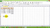 How to create drop down list in excel